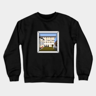 "West Village" - WHITE BORDER Crewneck Sweatshirt